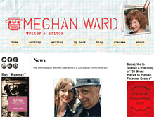 Tablet Screenshot of meghanward.com